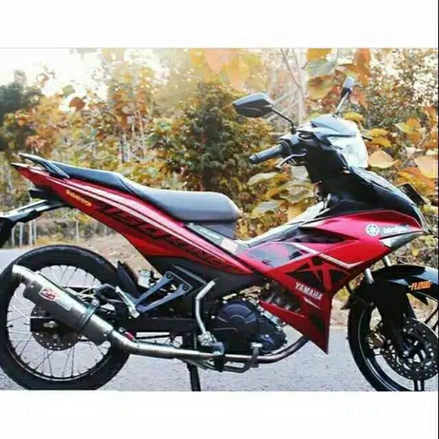 Knalpot  cld c3 oval for mx king. Vixion.mx new. Mx old. Satria fu. Dll