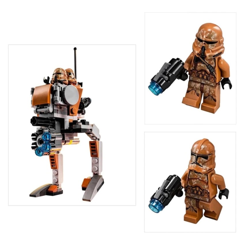 Mainan Lego 10368 Compatible with Legoinglys Star Wars Geonosis Troopers Block Set Building Brick