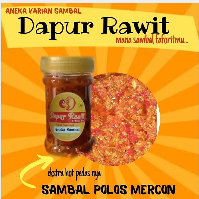 

SAMBAL POLOS MERCON / SAMBAL CABE RAWIT / PROMO MURAH / TAMI STORE 14