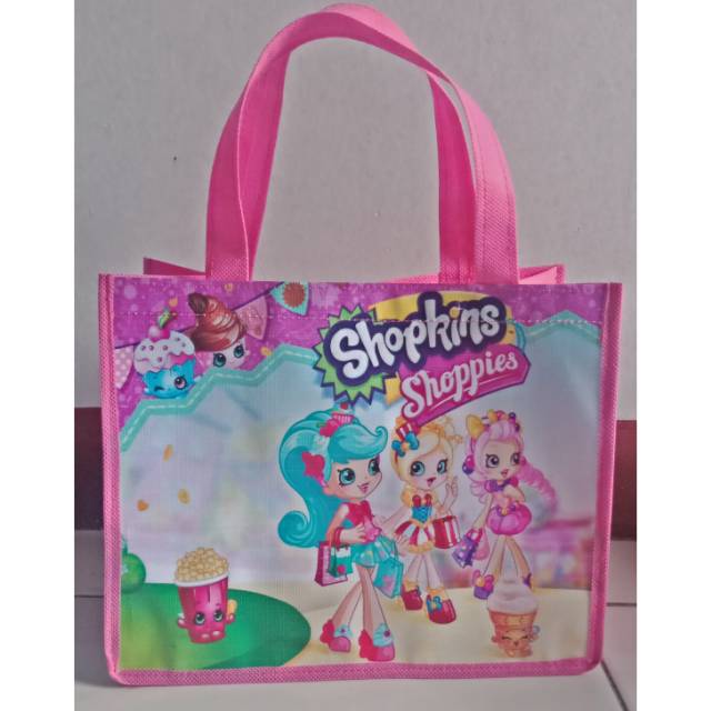 

goodie bag tas ulang tahun tas ultah tas souvenir shopkins shoppies