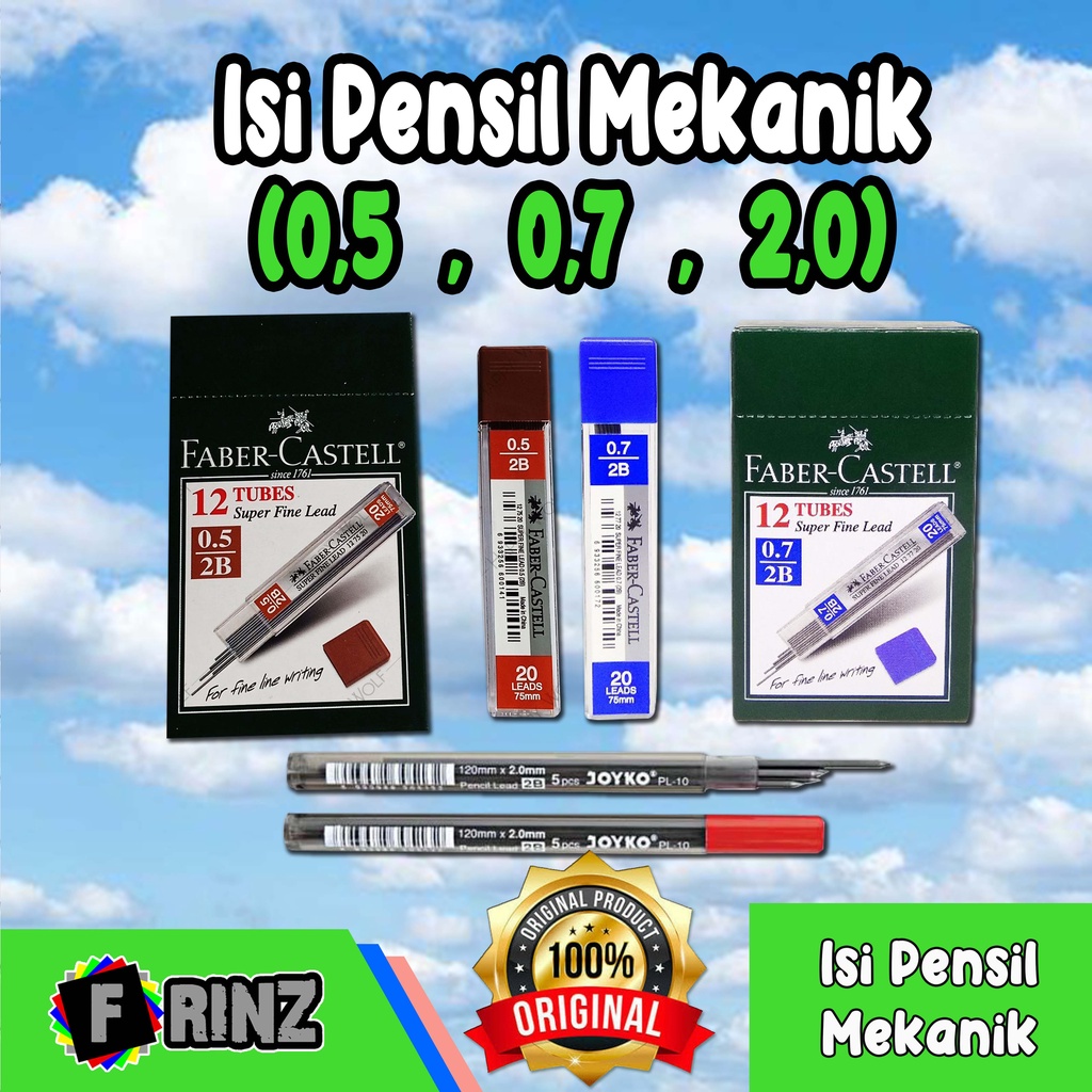 

ATK ~ Isi Refill Pensil Mekanik 0,5 mm / 0,7 mm [1 Tube]