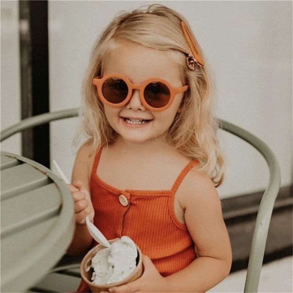 Lily Kids Sunglasses Outdoor Round Frame Uv400 Protection Kacamata Perlindungan Pantai