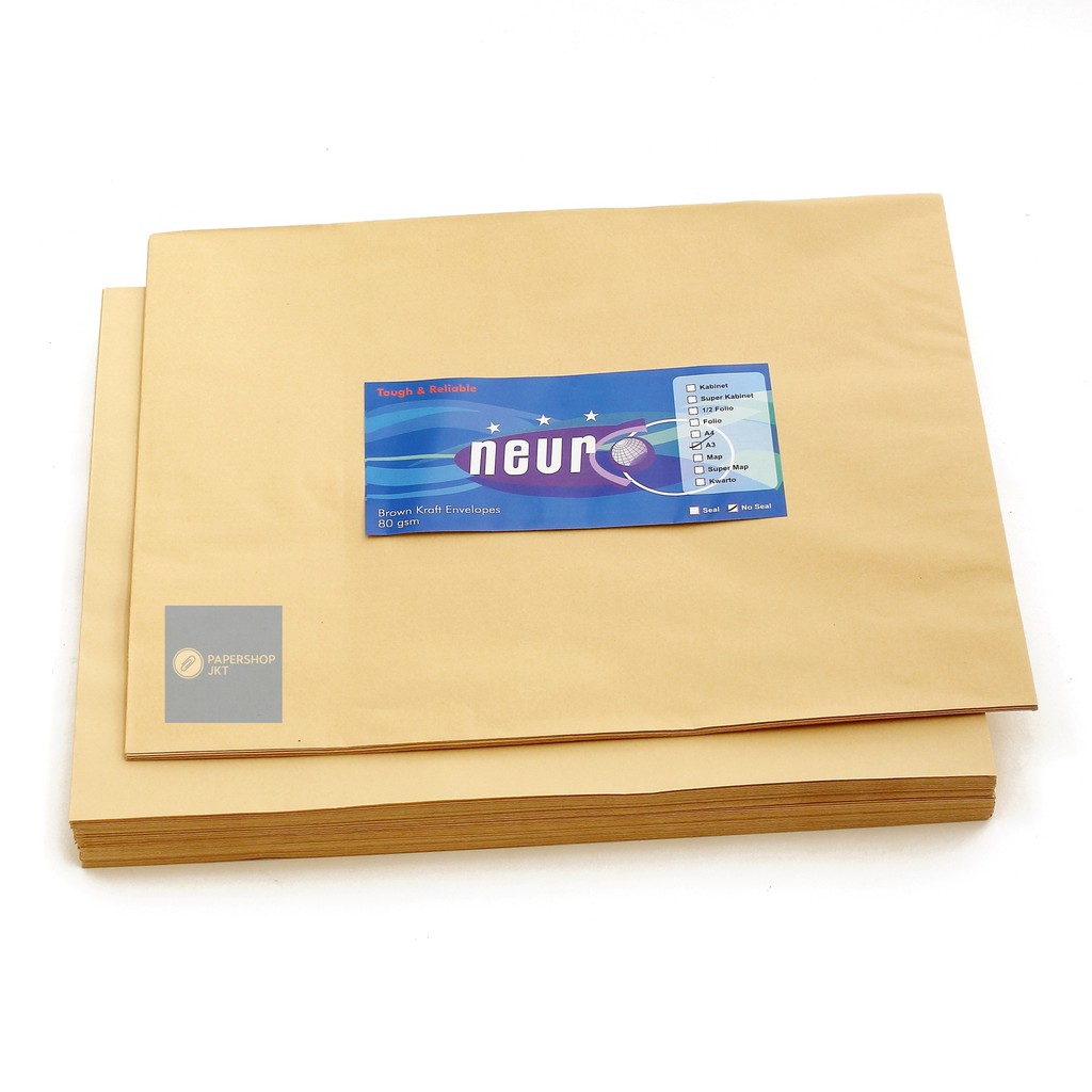 Amplop Coklat Ukuran A3 Neuro 33 x 42 5 cm Shopee Amplop Coklat Ukuran A3 Neuro 33 x 42 5 cm Shopee