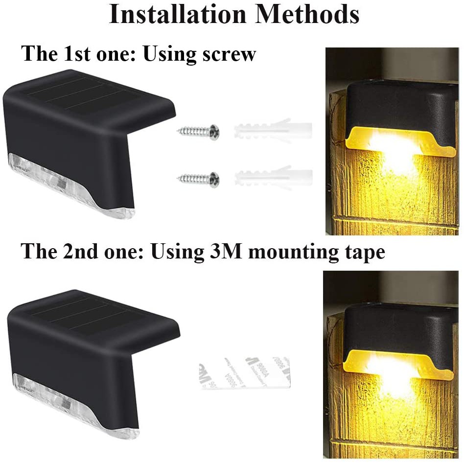 Lampu Hias Taman Tangga Pagar Jalan Atap Panel Solar Cell Tenaga Surya OutDoor Waterproof Warm White