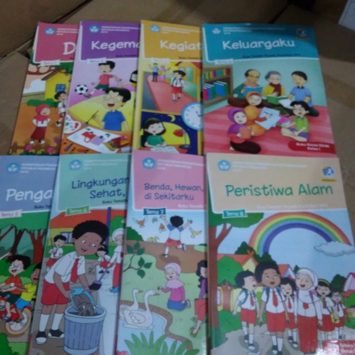 

❤BISA COD❤ TEMATIK KELAS 1 Terdiri dari 8 BUKU