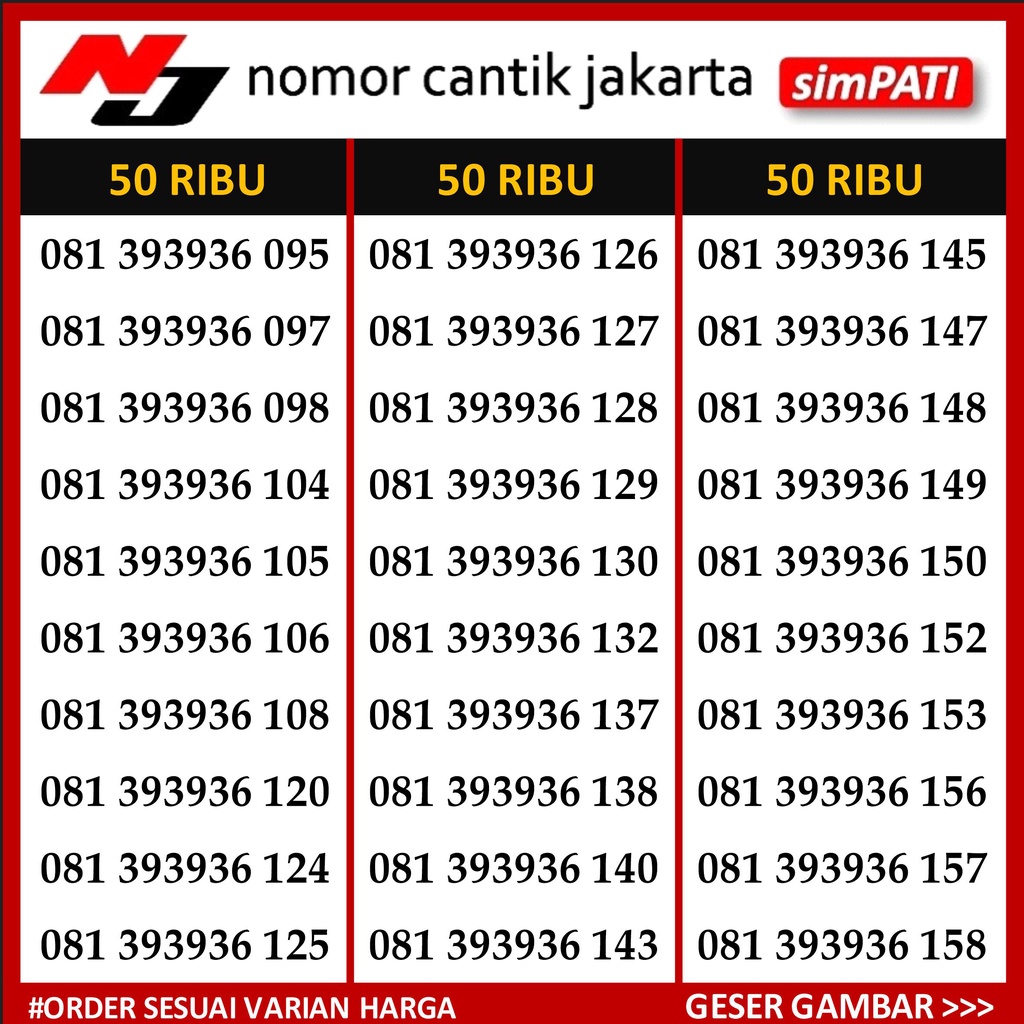 NOMOR CANTIK SIMPATI TELKOMSEL ABAB