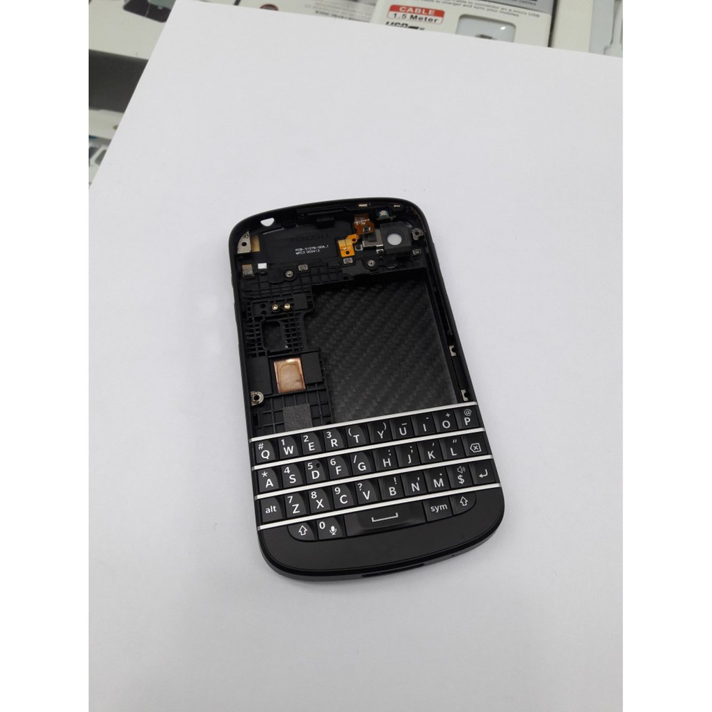 promo CASING BB Q10 FULLSET / BLACKBERRY Q 10 FULLSET HITAM DAN PUTIH