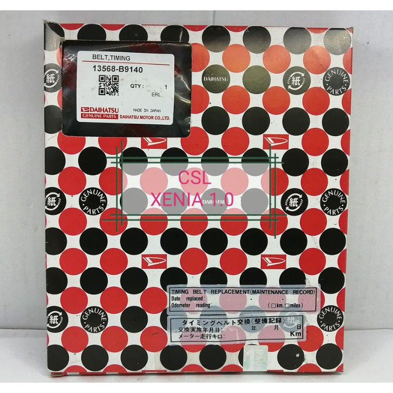 TIMING BELT Xenia 1000cc 13568-B9140 Tali kipas