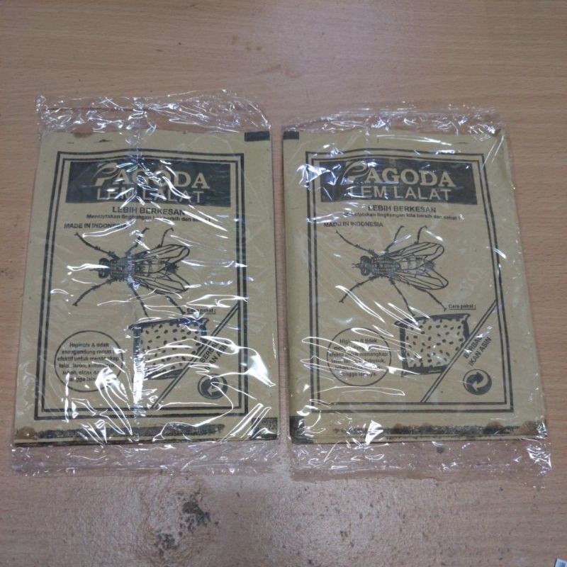 

Lem Lalat Kertas Pagoda (10 Lembar) / Lem Perangkap Lalat Lembaran