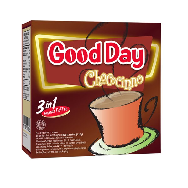 

Good Day 3 In 1 Chococinno Box 5X20 Gr
