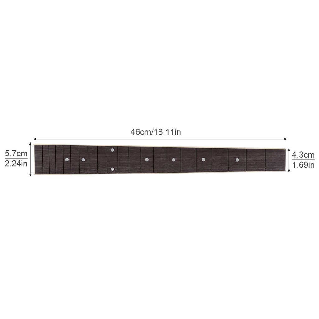 Fingerboard Fretboard Rosewood Untuk Gitar Akustik 41 &quot;20 Fret DIY