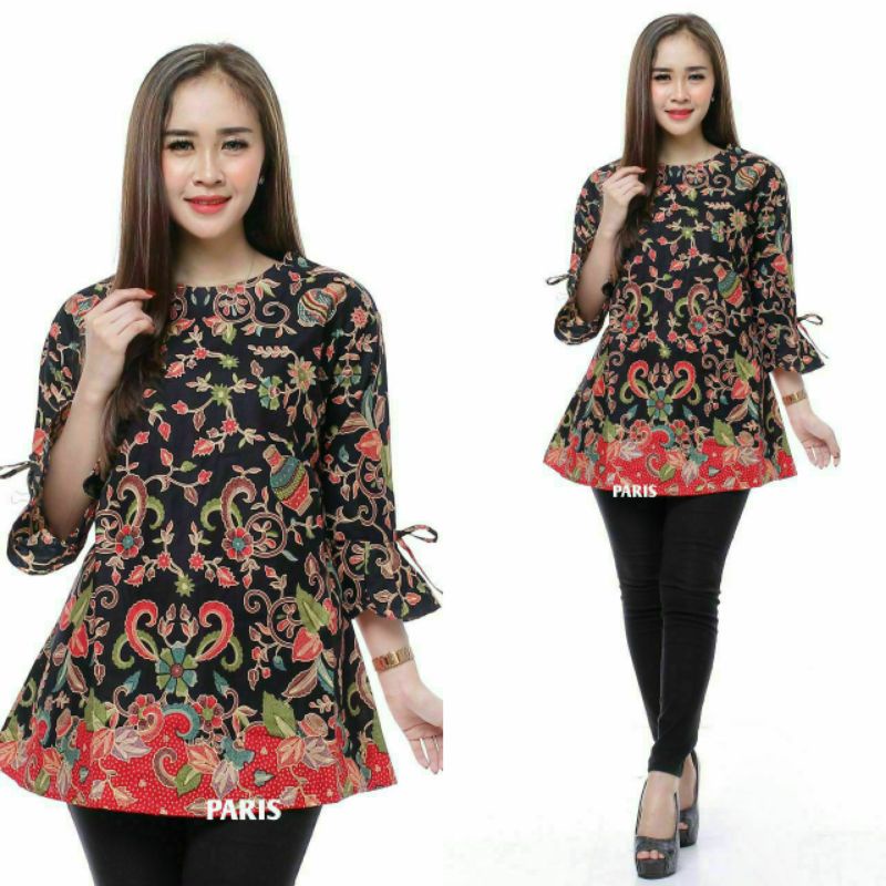 atasan batik wanita blouse batik wanita blouse batik modern blouse batik remaja blus batik kantor bl