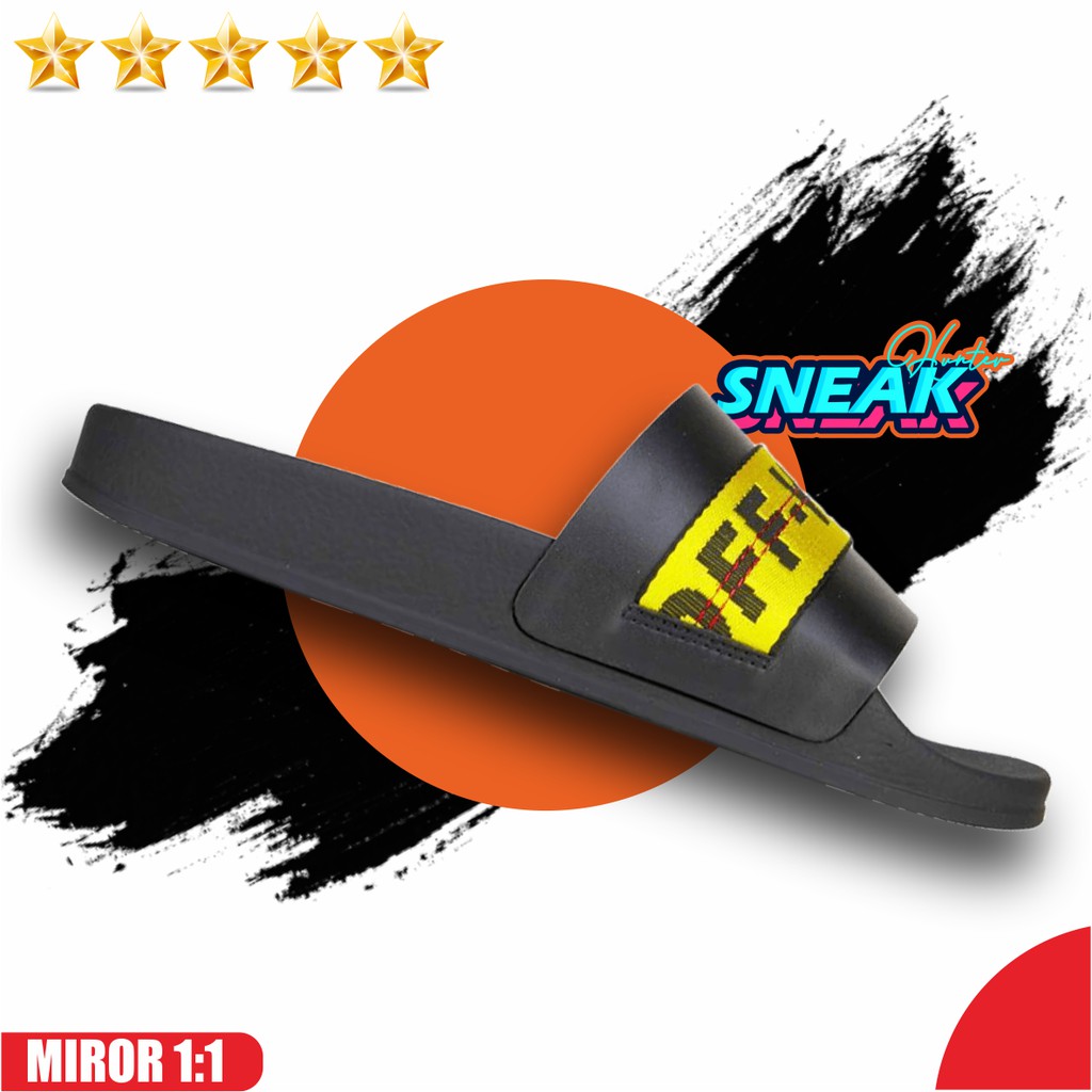Sandal Slide Off-white Belt Yellow❗️Original UA
