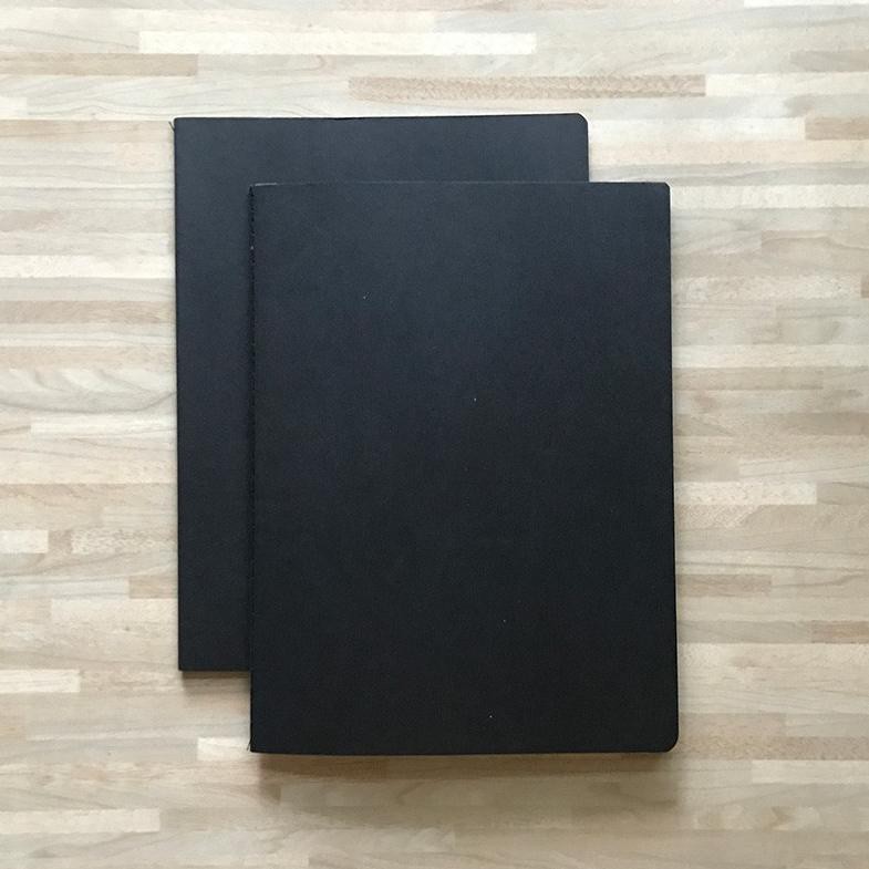 

Black Paper Plain Notebook