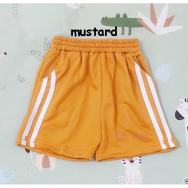 KS Kids - Celana Pendek Anak Laki-Laki Prempuan Unisex Short Pants Anak Cowok Cewek Baby Terry Celana Sport Anak
