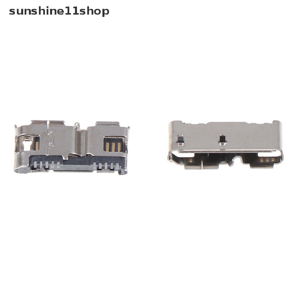 Sho 2pcs Konektor Mikro USB 3.0 Female Socket 5pin Untuk Hard Disk Mobile