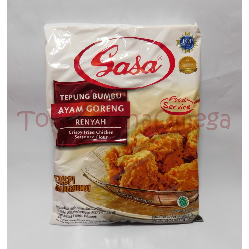 

Tepung Bumbu Ayam Goreng Sasa 900 gram