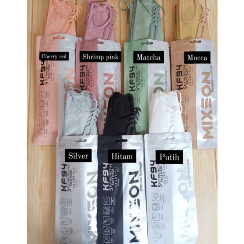 Masker KF 94 Mixson 5 Ply Isi 10 Pcs