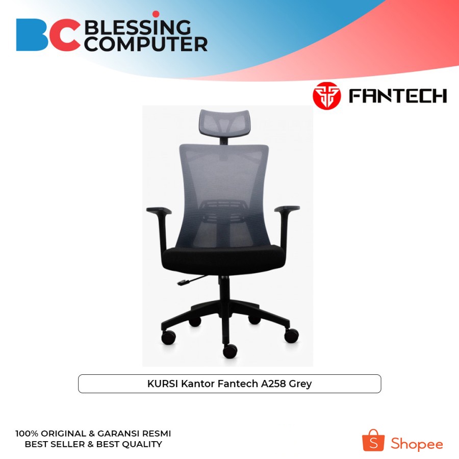 KURSI Kantor Fantech A258 Grey