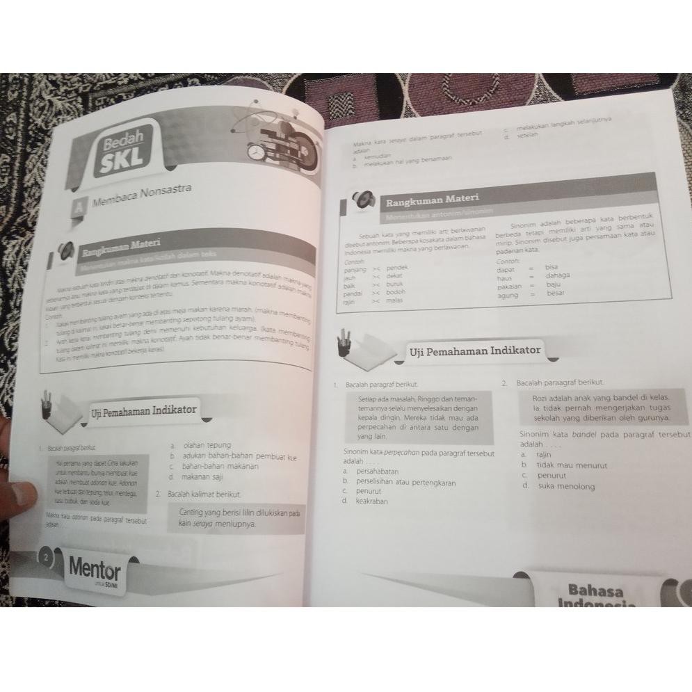 Fho 11 Buku Mentor Un Sd Mi 2020 Kunci Buku Un 2020 Usbn Ujian Nasional 2020 Kelas 6 Shopee Indonesia