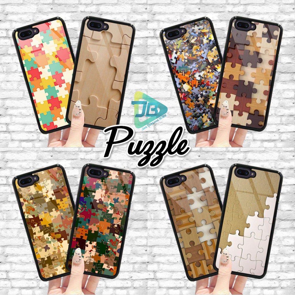 HARDCASE 2D GLOSSY PUZZLE OPPO VIVO XIAOMI SAMSUNG REALME IPHONE ALL TYPE JB4685