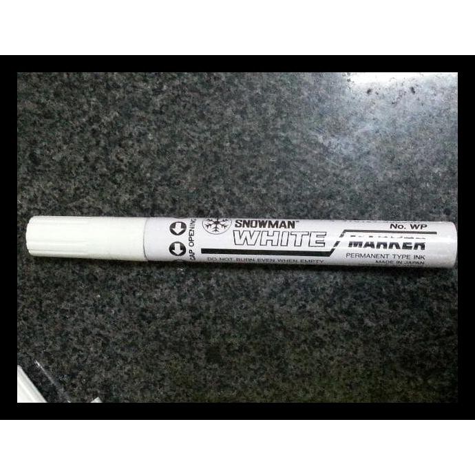 

Hot Product Snowman Spidol Permanent Marker White / Spidol Putih Terbaru