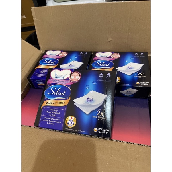 Silcot maximizer cottton / kapas kecantikan pembersih make up