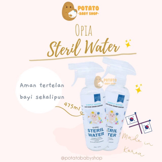 Opia Steril Water &amp; Sanitizer