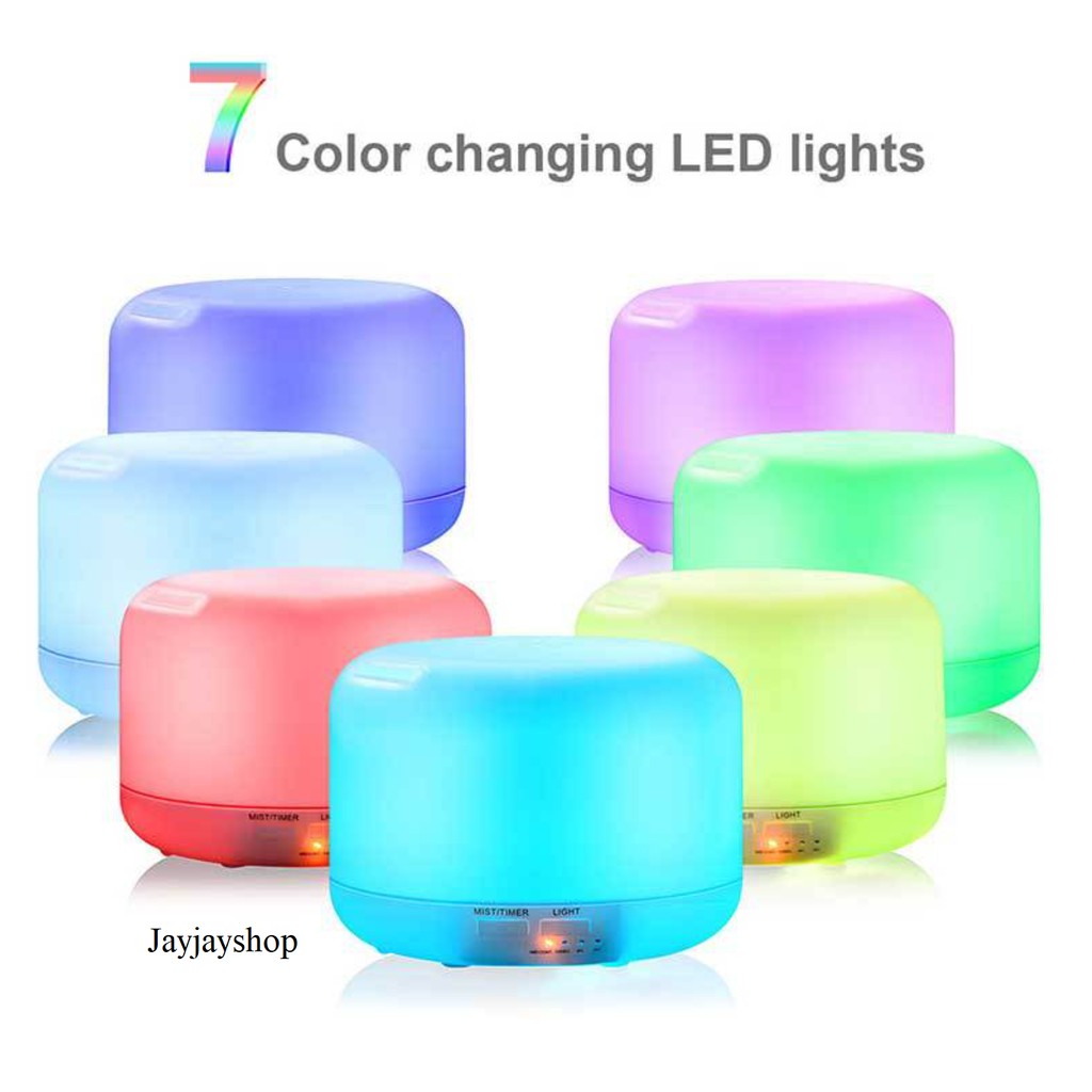 Ultrasonic Aroma Humidifier Diffuser  remote  Colorful LED 300ml