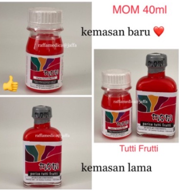 

Perisa / Essence “MOM” 40ML|PERISA TUTTY FRUTTY|PERISA Tutty Fruity untuk es permen karet|Perisa ES Tutty Fruity