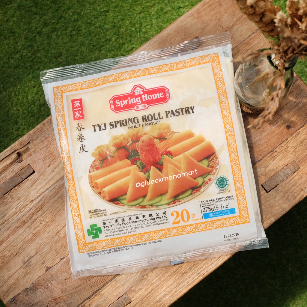 

Spring Roll Pastry 8.5 inch 275gr - Kulit Lumpia