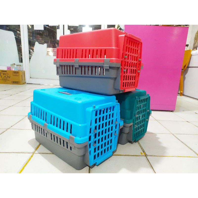 Pet Cargo Ukuran M / Canel Box cat &amp; Dog Ukuran 50 × 35 × 31cm