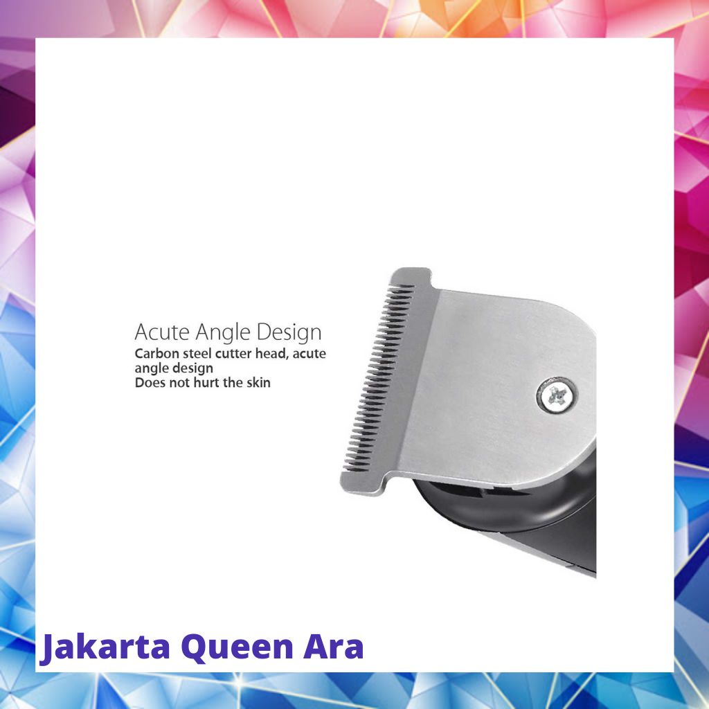Kemei Alat Cukur Elektrik Hair Trimmer Shaver Rechargeable - KM-140