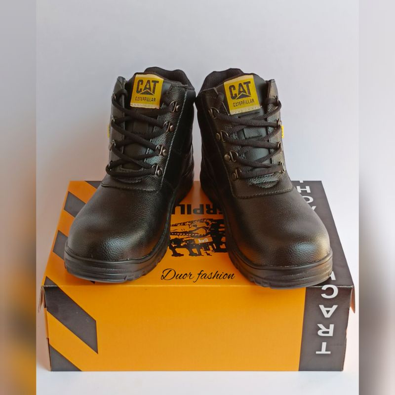 Sepatu Boot Pria Ujung Besi Kerja Lapangan Proyek Sefety Anti Slip Safety Shoes