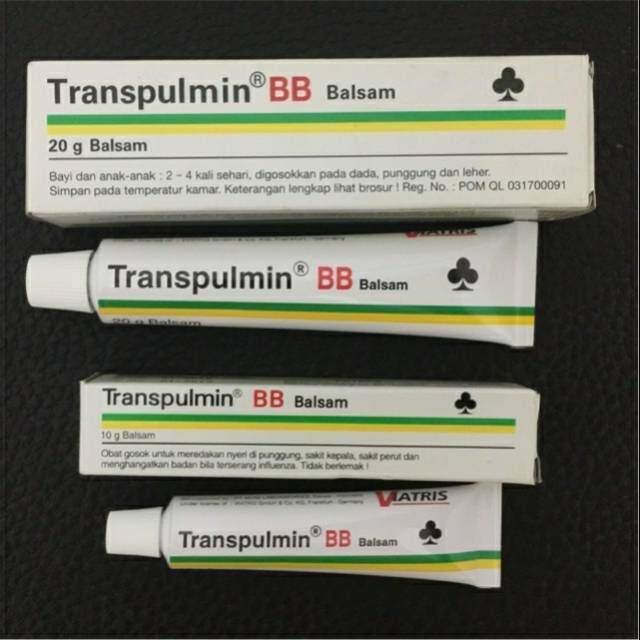 Transpulmin BB Balsam Baby 10gr 20gr bayi dan anak