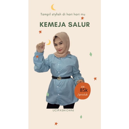 KEMEJA VIRAL-KEMEJA SALUR-KEMEJA KERJA-KEJA WANITA