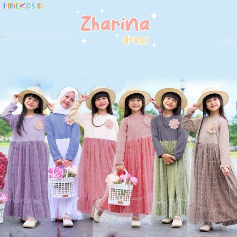 ZHARINA LONG DRESS by MINEKIDS (4-12 tahun)