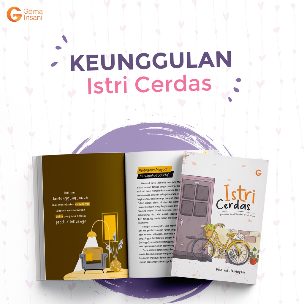 Buku Istri Cerdas - Gema Insani 100% Original