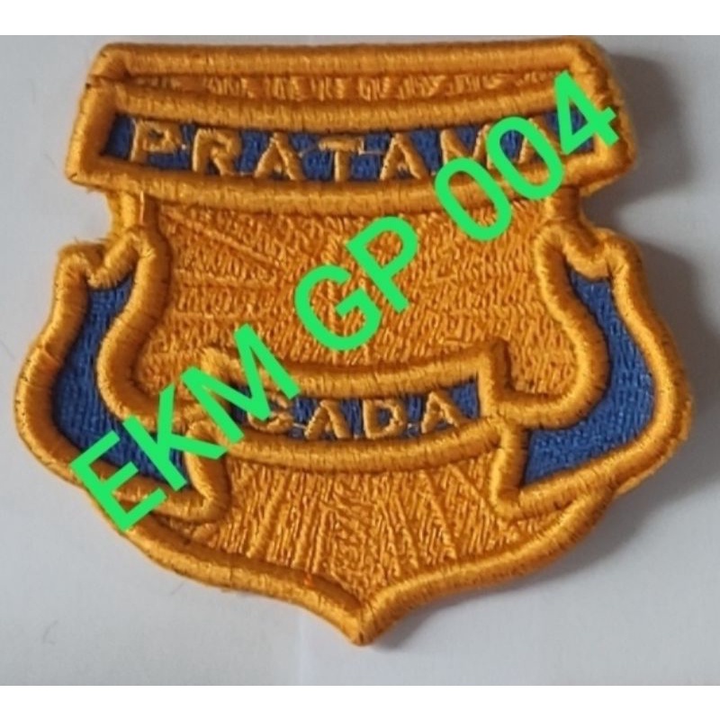 Logo Gada Pratama//madya//utama Atribut Satpam Bordir Timbul 3d