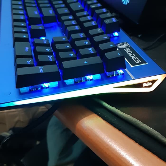 Sades Sickle RGB Mechanical Keyboard Gaming Red And Blue Switch