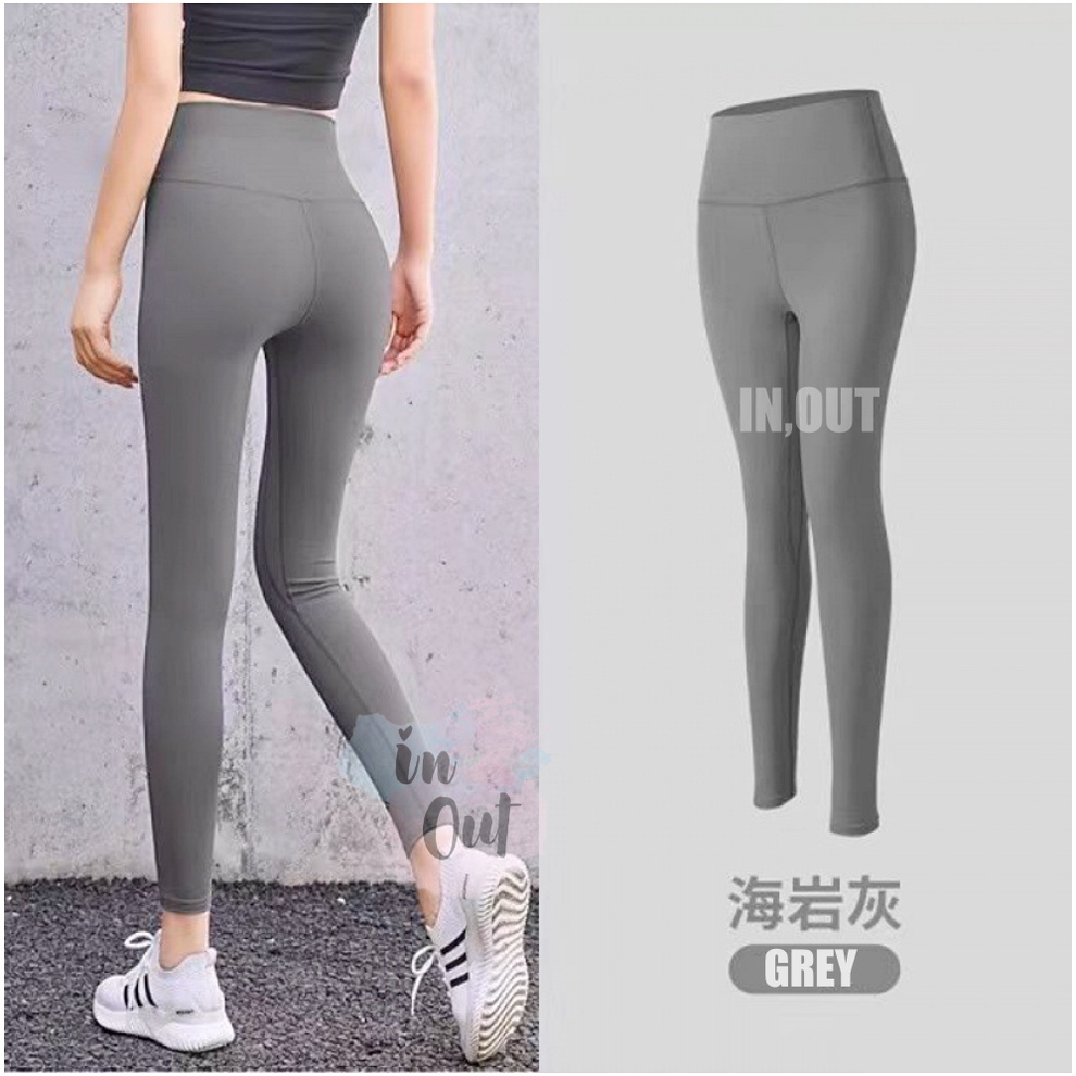 YOGA PANTS Celana Legging Olahraga Panjang Wanita High Waist