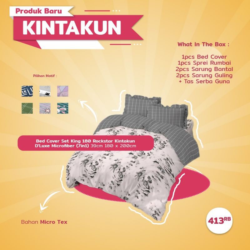 KINTAKUN - KINTAKUN BED COVER SET KING 180x200