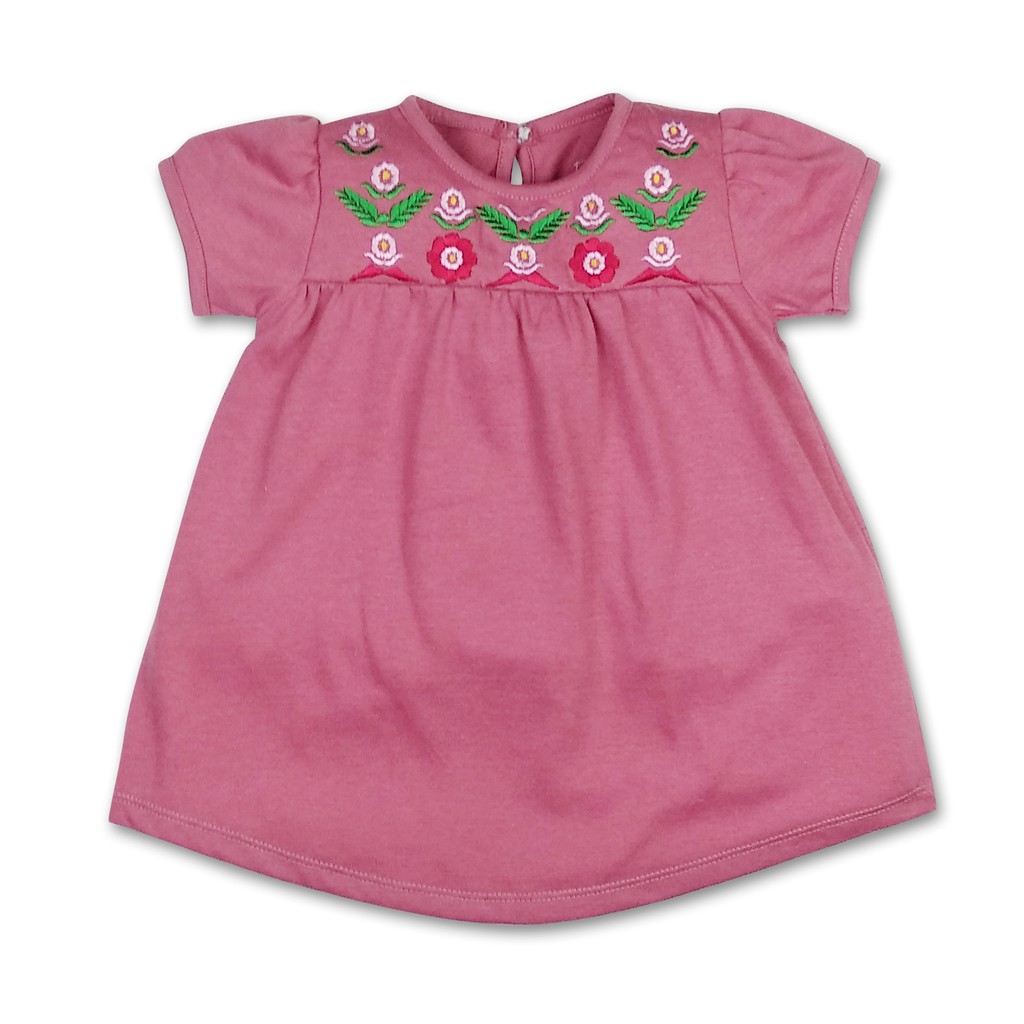 Bearhug Dress Anak Perempuan Emboridery XDD P1 Lengan Pendek 6-18M-6