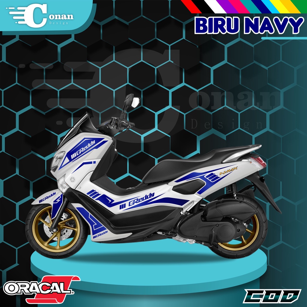 Aksesoris Motor Nmax Cutting Sticker Nmax Stiker Motor Nmax Striping Nmax 2019 All Nmax - NMxB11