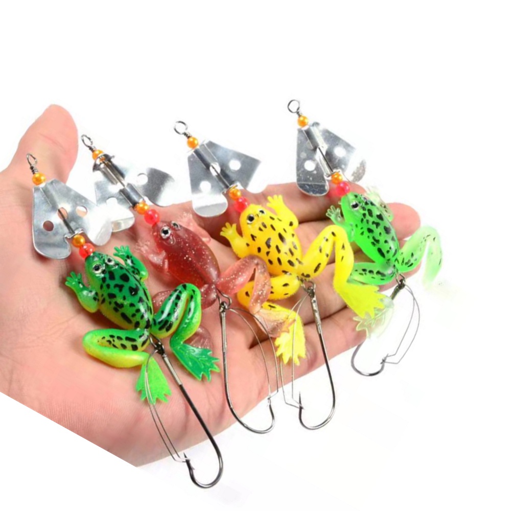 Umpan Pancing Soft Bait Bentuk Katak Berat 6g