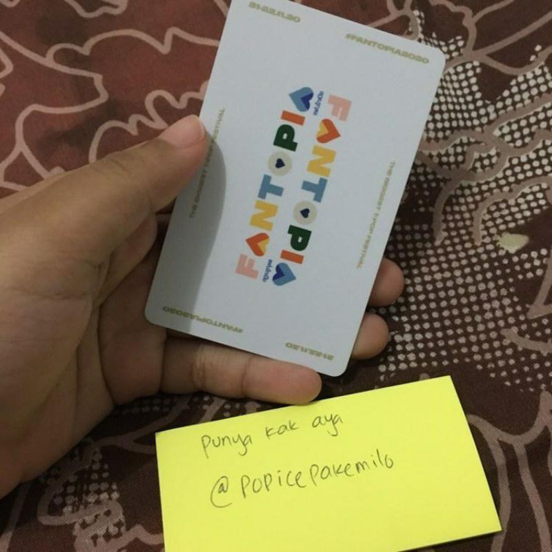 PC FANTOPIA TOKEN CARD PERTH TANAPON [Booked]