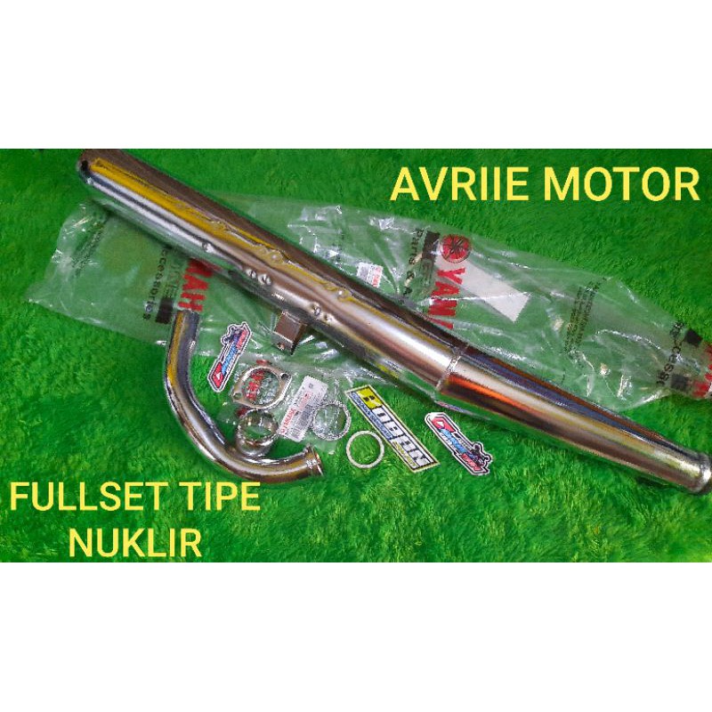 KNALPOT BOBAN FULLSET LEHERAN C33 C39 NUKLIR RX KING-FULLSET NUKLIR