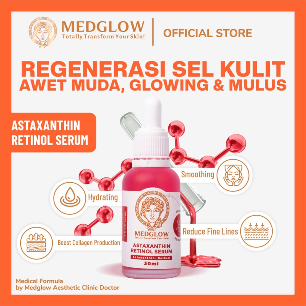 MEDGLOW CLINIC Astaxanthin Retinol Serum 30 ml