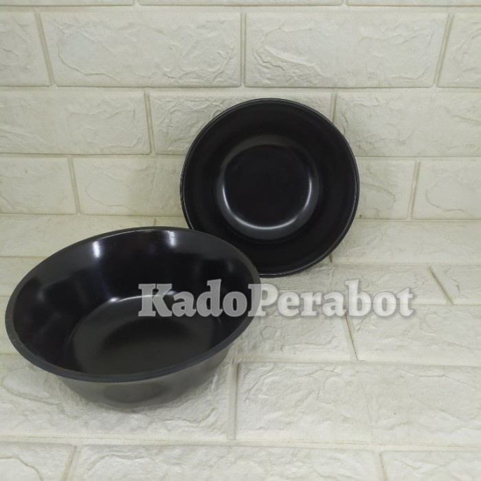 mangkok melamine unica hitam M9707 - mangkok ramen murah - mangkok sup MEGA STORE