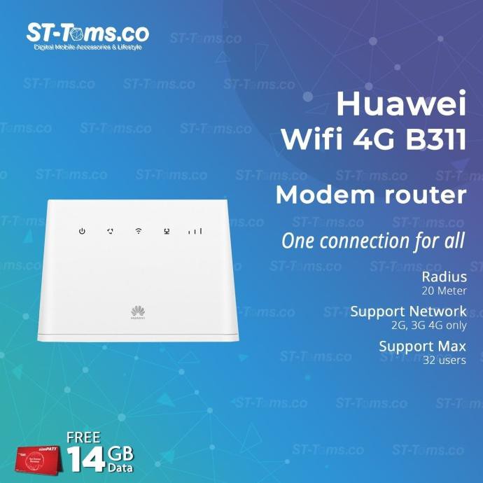 Murah | Laris | Huawei Wifi Router Modem Wifi 4G B311 Unlock All Operator